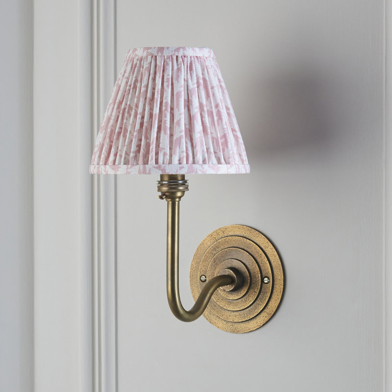 Aletriz Steel Armed Sconce, Cream