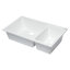 Évier de cuisine à double cuve en granite composite L 34 po x l 20 po-20524779