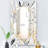Marbled Diamond Traditional Accent Mirror-40238918-40086017