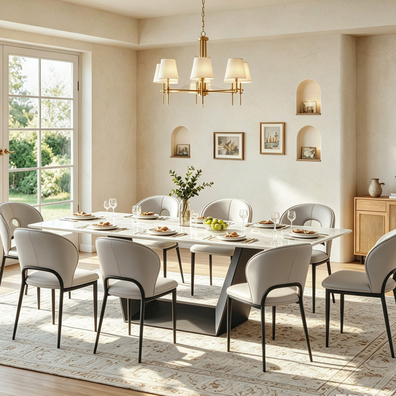 7-piece Expandable Dining Room Set,