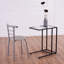Glass Top C Table Side Table Set