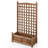 Georgia-May Wood Planter Box with Trellis-890813546