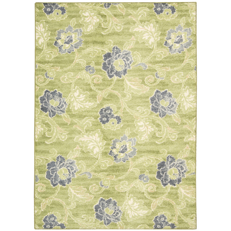 Aura Of Flora Floral Indoor Rug