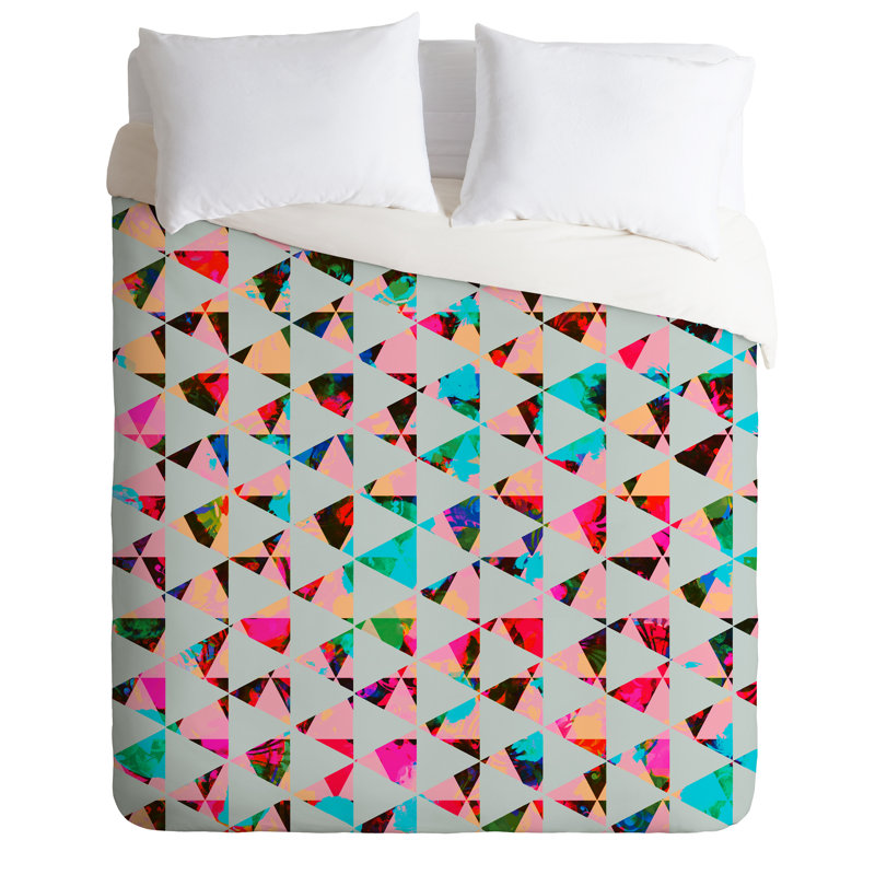 Ensemble de housse de couette Indie Mute, Housse de couette pour grand lit et 2 taies décor