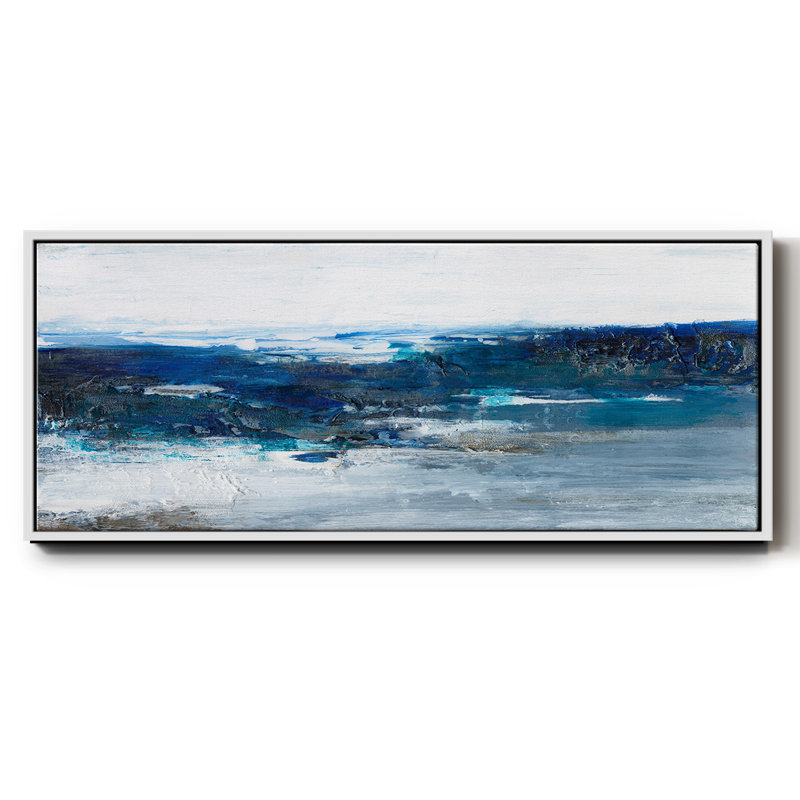 Mysterious Sea II - toile encadrée, H 20 po x l 50 po
