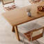Table de salle à manger rectangulaire moderne et simple-1165049062