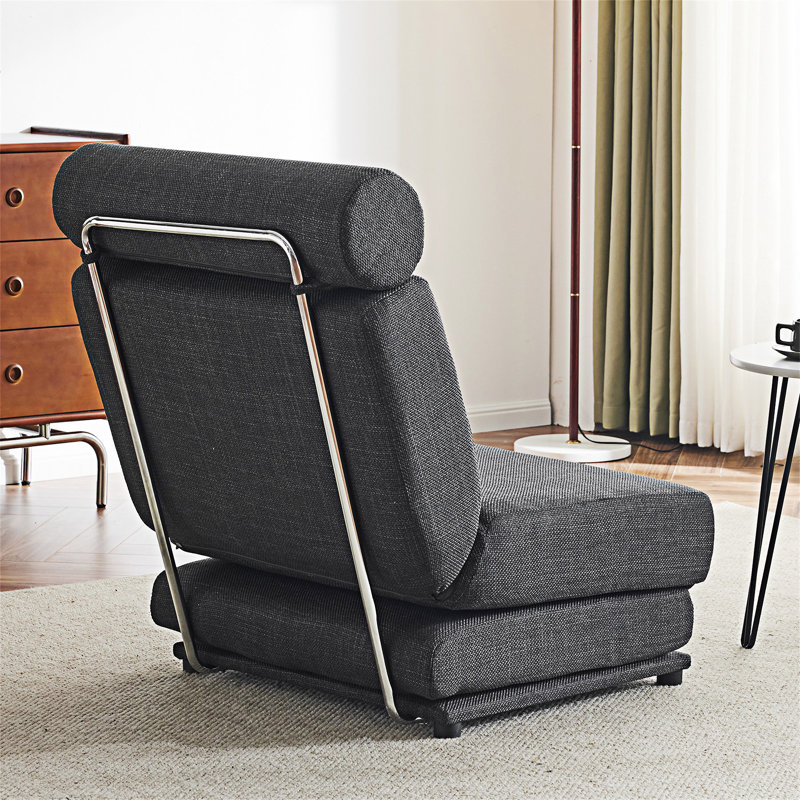 Canapé-lit moderne pliable, Gris foncé