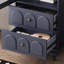 Storage Cabinet Display Cabinet with Tempered Glass Door, Two Drawers and an Adjustable Shelf-117549652