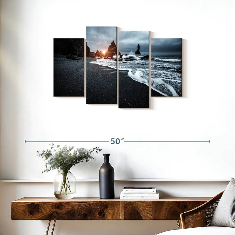 Gillard Reynisfjara sable noir Gillard, H 22 po x l 36 po