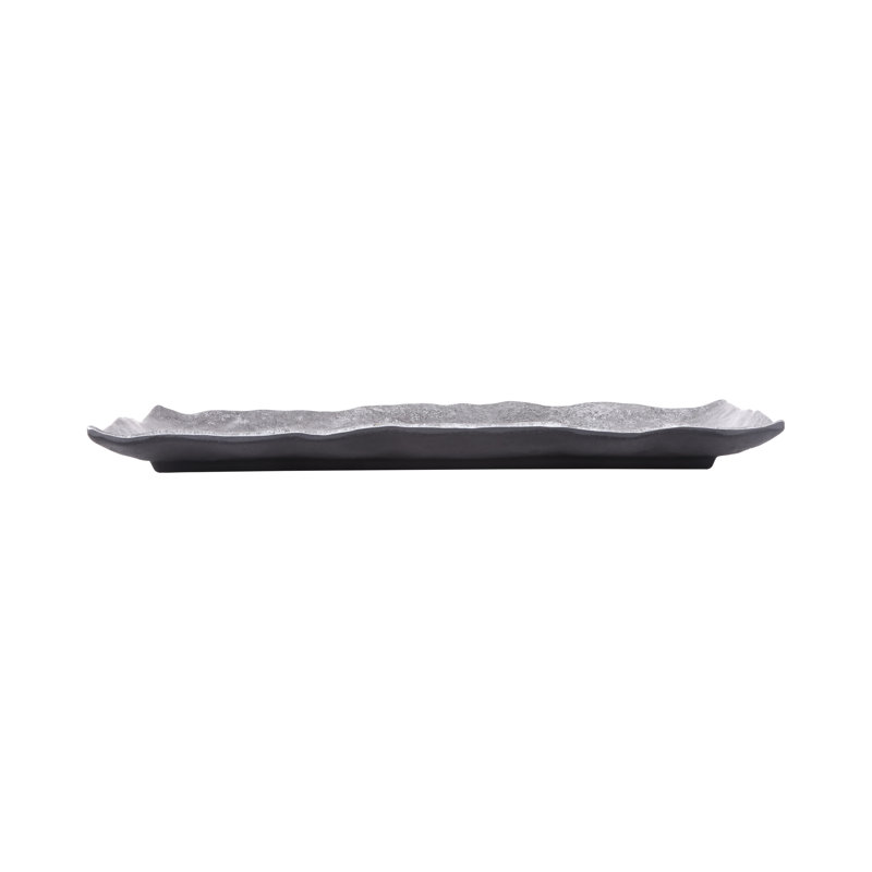 Plateau rectangulaire en mélamine, H 1,25 po x l 15,37 po x P 6,5 po