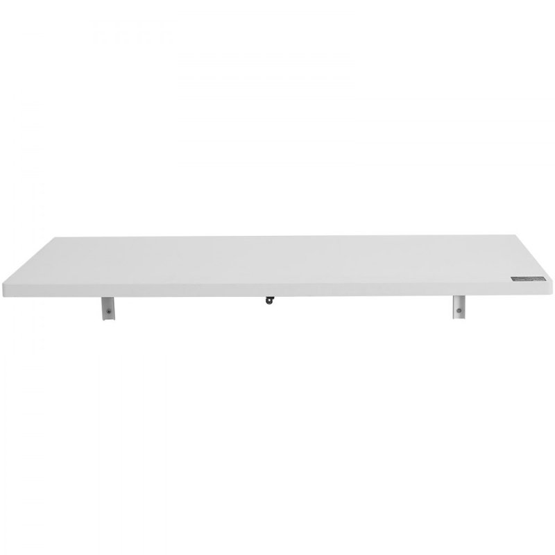 Table murale pliante et rabattable, H 7,28 po x l 39,37 po x P 19,69 po