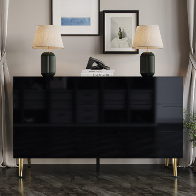 DRESSER IN BLACK