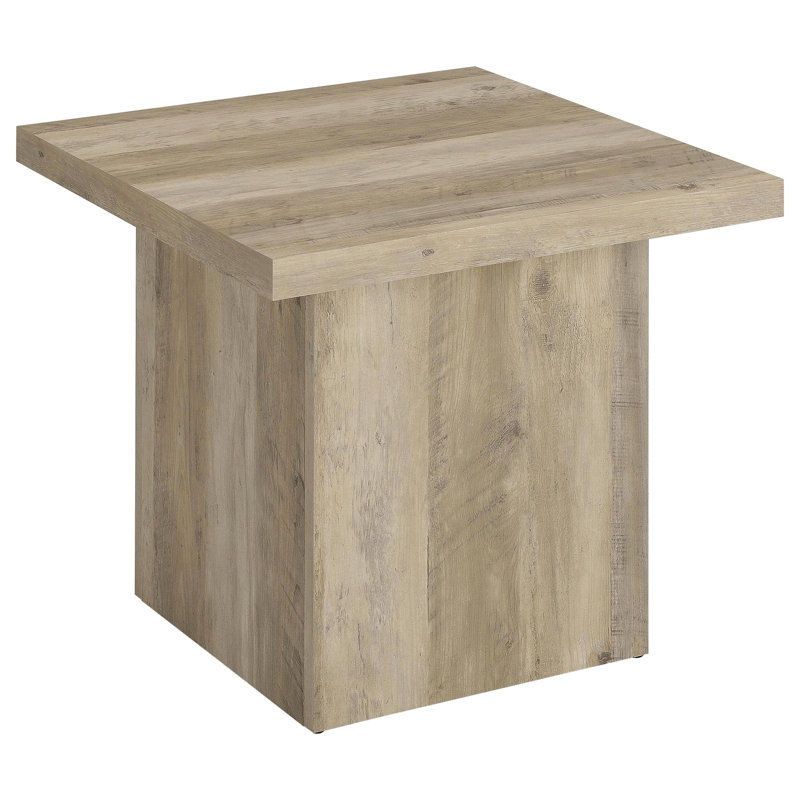 Table de bout en pin vieilli