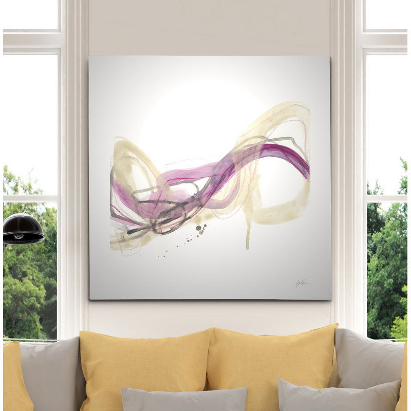 « wave equation ii », peinture, H 40 po x l 40 po x P 1,5 po, Toile tendue