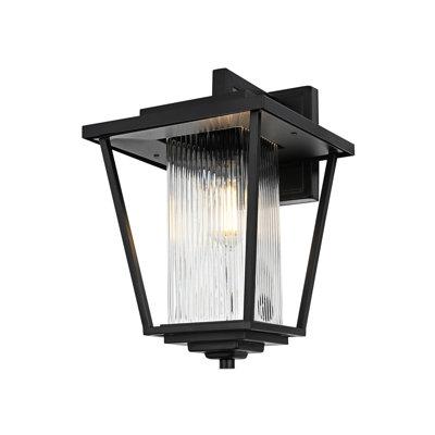 Musson Outdoor Wall Sconce in Black