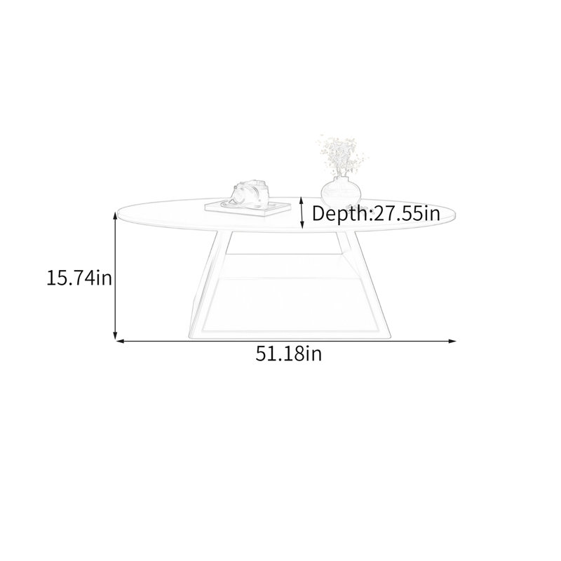 Bever, H 15,74 po x L 51,18 po x l 27,55 po, Noir