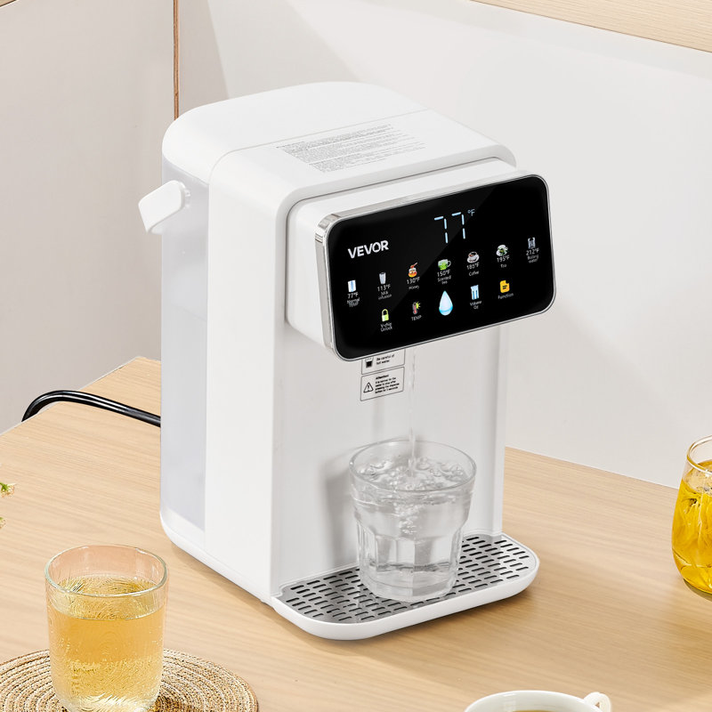Distributeur d'eau chaude de comptoir instantané avec réservoir 7 Temps 7 Volumes 118 oz