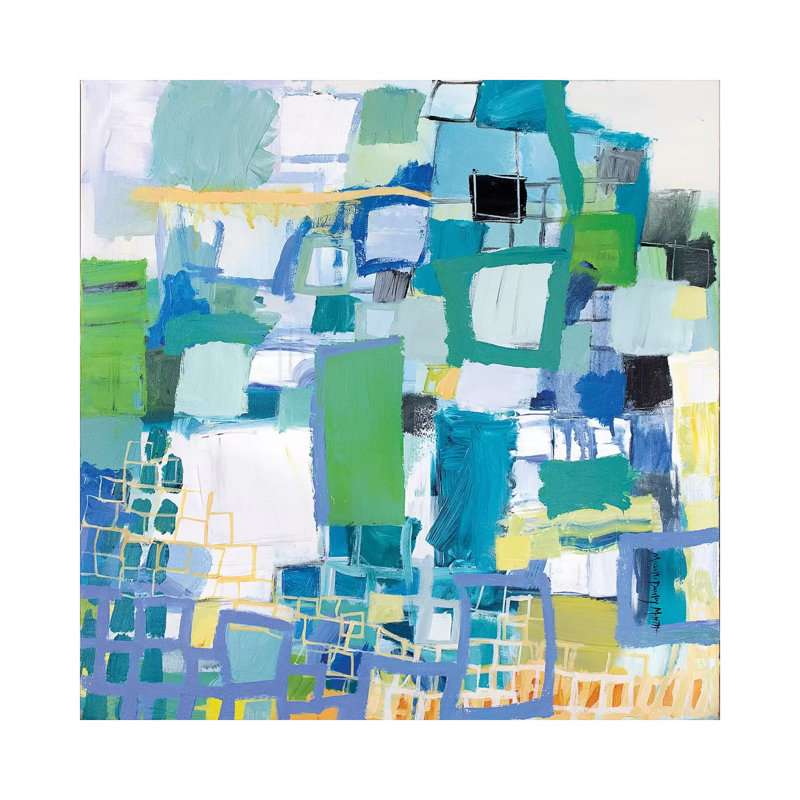 Serene 1 Piece Wrapped Canvas Painting, 30.48 cm H x 30.48 cm W
