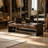 Italian Style Leather Solid Wood Shoe Bench-1500937878