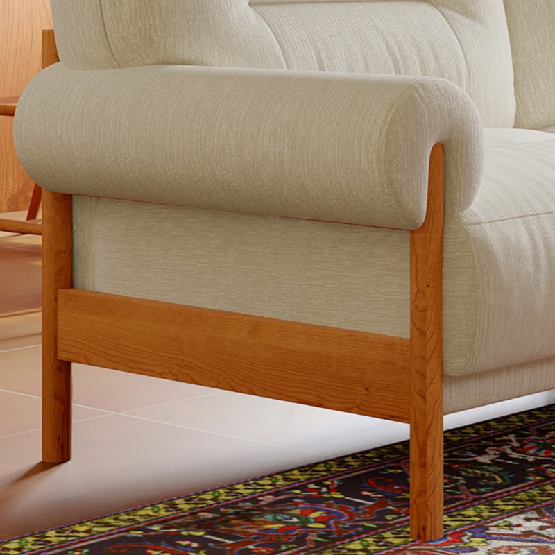 Log Straight Fabric Sofa