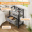 46cm W Steel Bedside Table-364200784
