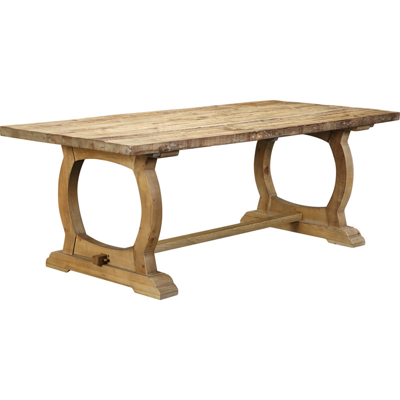 Table de salle à manger Domenic, Naturel