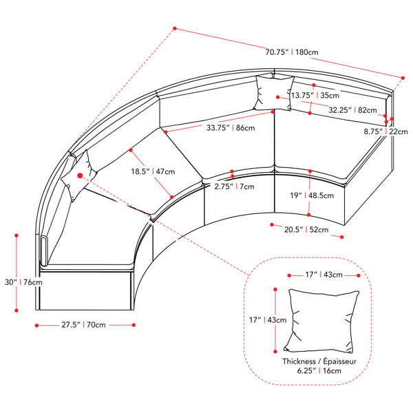 Dimensions du produit