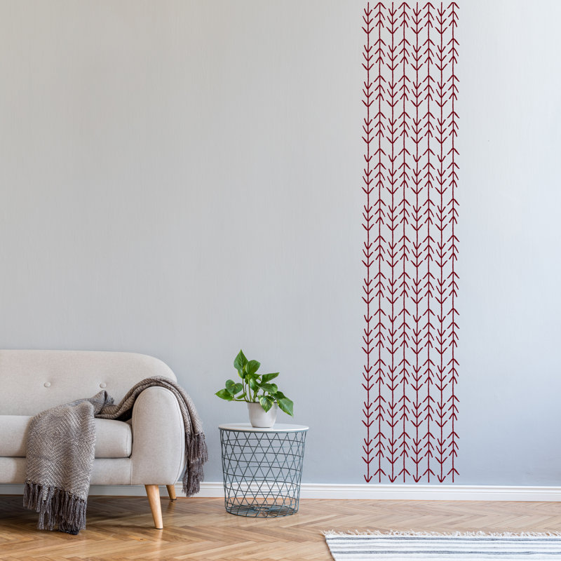 Adhésif décoratif flèche, Rouge