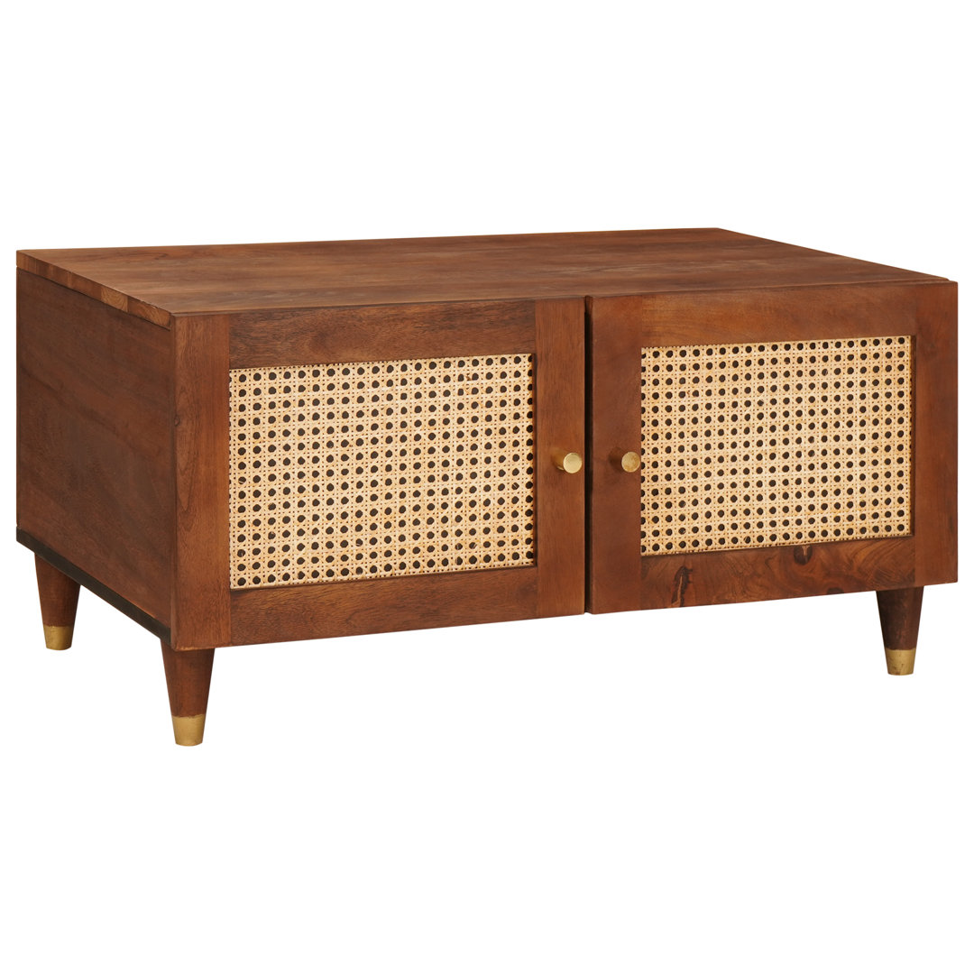 Solid Wood Coffee Table with Storage