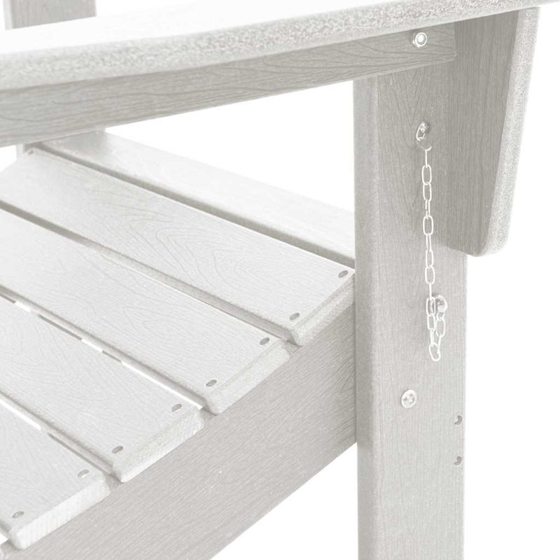 Outdoor Adirondack Chair, White