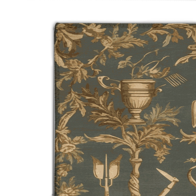 Tapis d'intérieur et d'extérieur brun français, Rectangulaire 2 pi x 3 pi