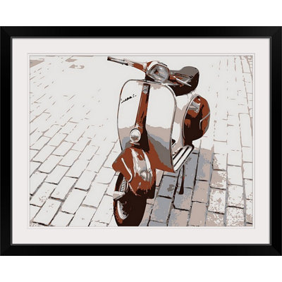 « Vespa Scooter » par Francy, art graphique