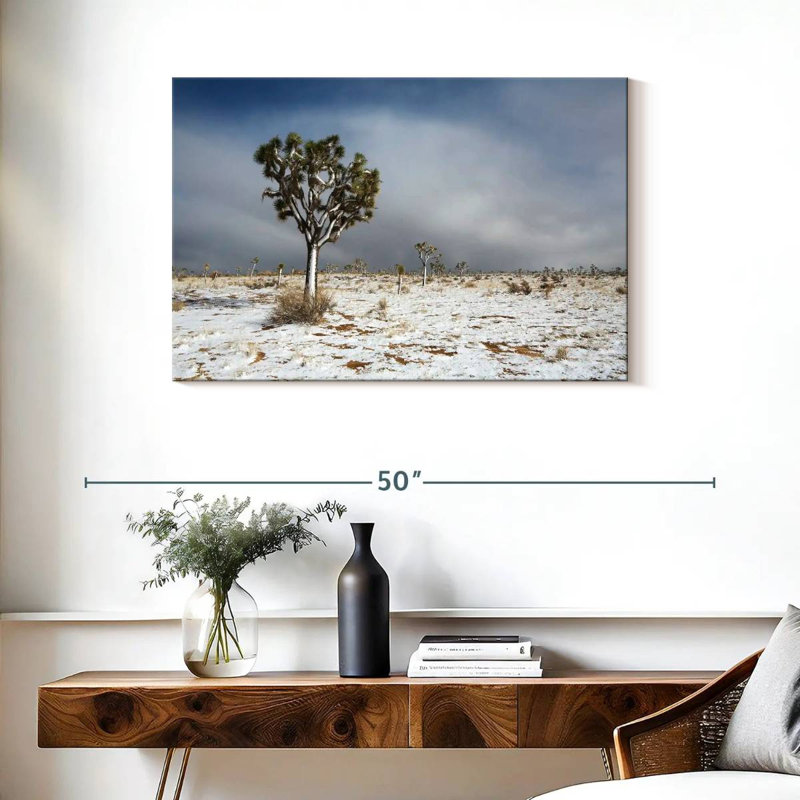 Harnek Snowy Mojave Desert, H 24 po x l 36 po