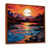 Brown Floater Framed Canvas