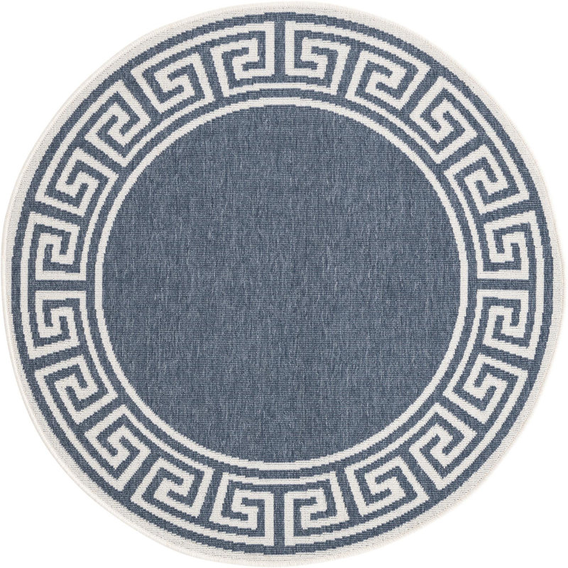 Amiri Indoor / Outdoor Rug, Round 4'