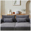 Chaise longue modulaire surdimensionnée de 87 pouces, aucun assemblage requis, causeuse en peluche avec canapé-lit inclinable, fauteuil-lit moderne moelleux pour la vie intérieure
