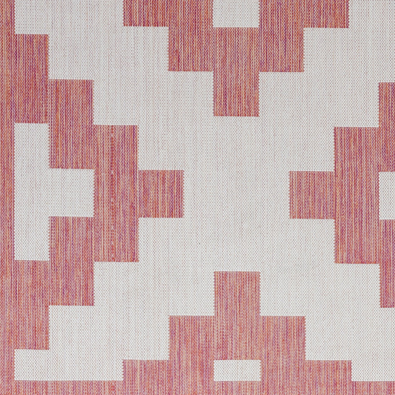 Tapis intérieur / extérieur en polypropylène tissé à la machine Anesha, Rectangle 5 pi 3 po x 7 pi