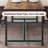 Dining Table Set for 4 with 2 Upholstered Benches, 3 Piece Kitchen Rectangular Dining Room Table Space-Saving for Small Space, Apartment, Restaurant