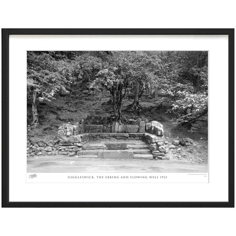 Giggleswick, The Ebbing And Flowing Well 1921 - Single Picture Frame Print, 40cm H x 50cm W x 2.3cm D