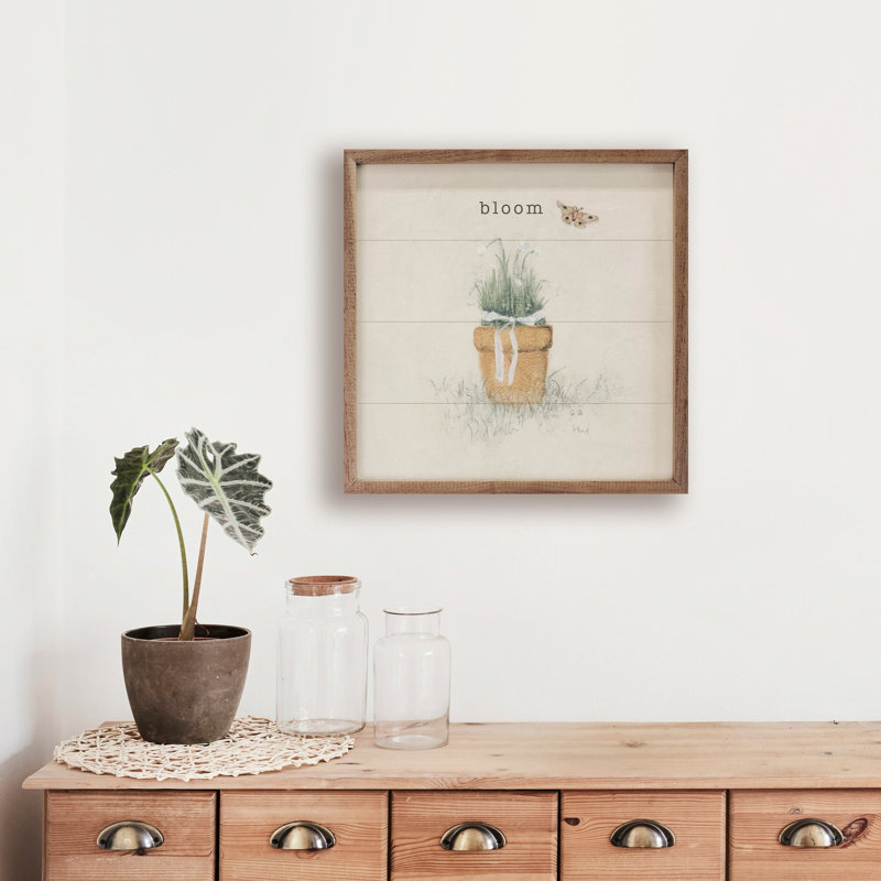 Fleurs de jardin par Cheri Blum, H 4 po x l 4 po