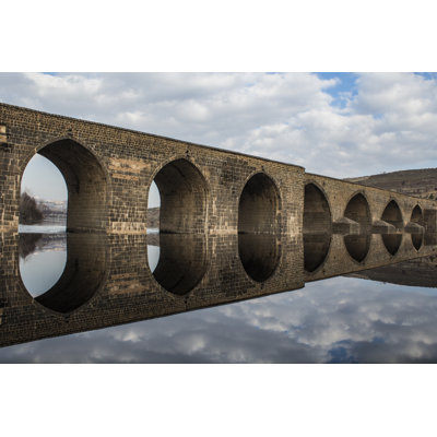 Historic Bridge by CihatDeniz - Wrapped Canvas Print