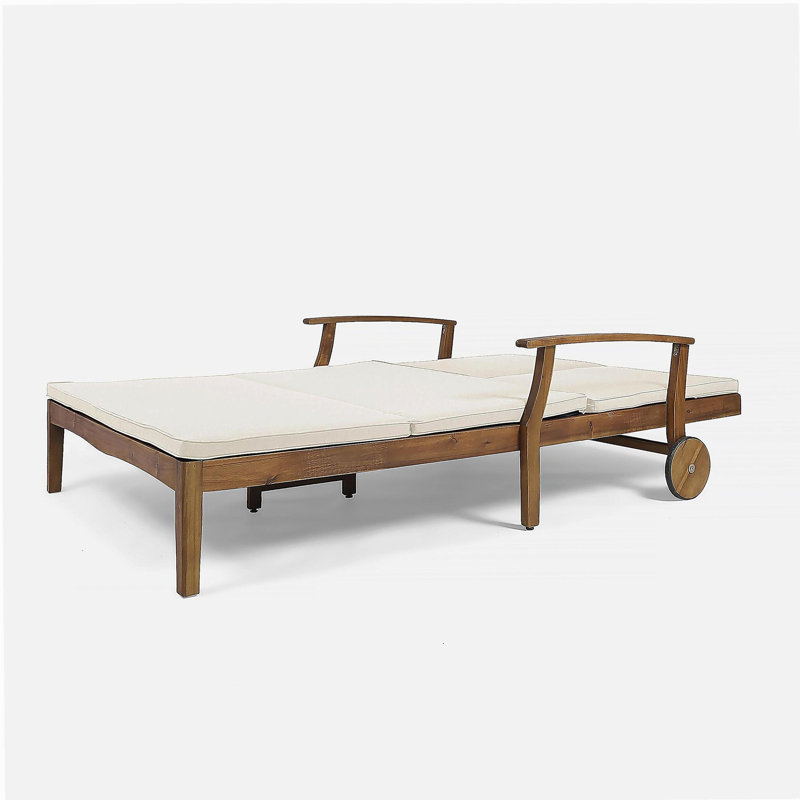 Chaise longue double Perla, Cream
