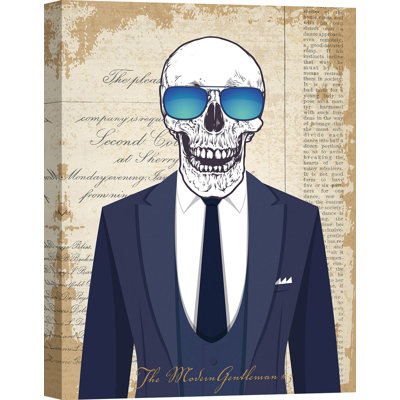 The Modern Gentleman 3 by Steven Hill - Wrapped Canvas Print