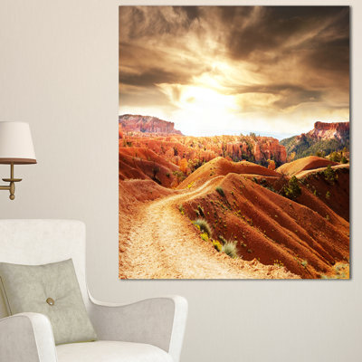 « belle vue of bryce canyon », reproduction de photo sur toile tendue