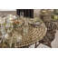 Poulsbo Round Metal Base Dining Table