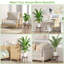 3pcs Wood Garden Stool Indoor, Single Plant Stand for 6-12 Inch Pots, Mid-Century Modern Plant Stool, for Living Room, Balcony, Office.
