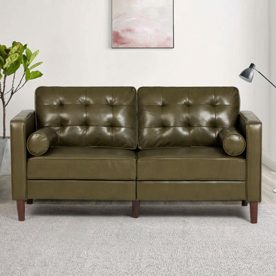 Mandile Faux Leather Sofa