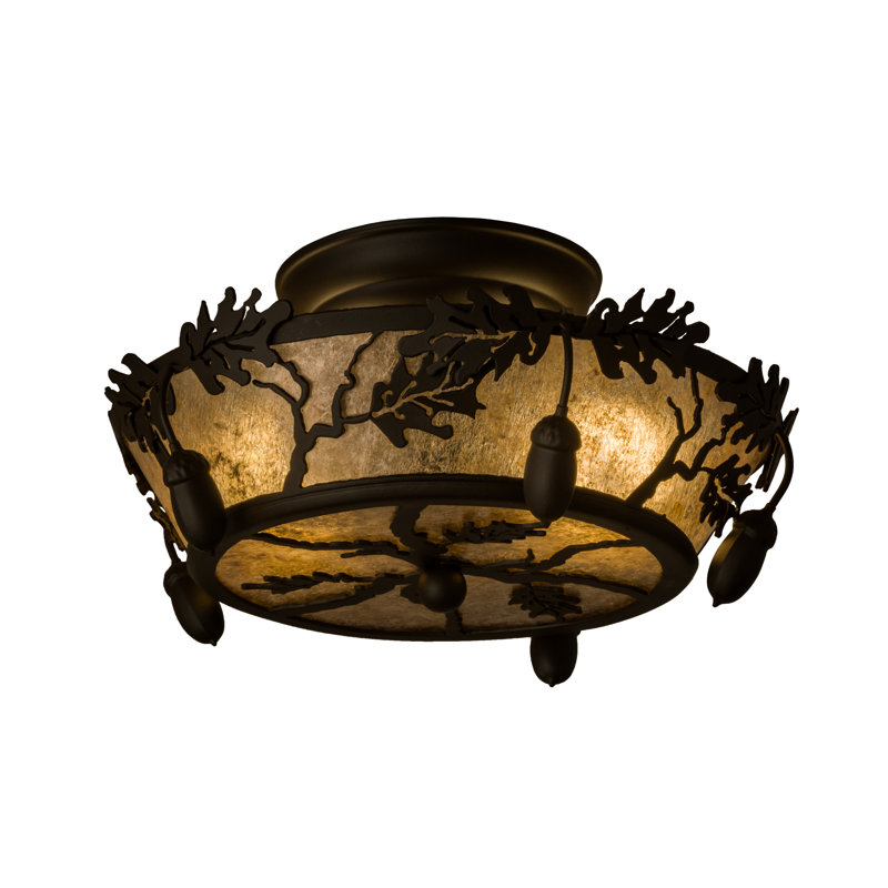 2 - Light Semi Flush Mount