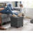 Cube Storage Ottoman(Dark Grey)