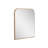 Solid Wood Flat Mirror - Brown